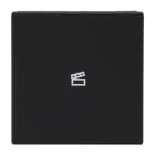BUSCH-JAEGER - Abdeckung 1-fach für Trevion Keypad / Symbol Szene schwarz matt - Plattform 63