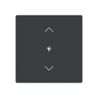 BUSCH-JAEGER - Abdeckung 1-fach für Trevion Keypad / Symbol Dimmen anthrazit - Plattform 63