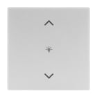 BUSCH-JAEGER - Abdeckung 1-fach für Trevion Keypad / Symbol Dimmen alusilber - Plattform 63