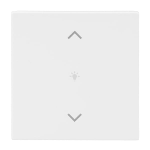 BUSCH-JAEGER - Abdeckung 1-fach für Trevion Keypad / Symbol Dimmen studioweiß - Plattform 63