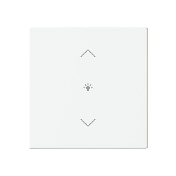 BUSCH-JAEGER - Abdeckung 1-fach für Trevion Keypad / Symbol Dimmen studioweiß matt Plattform 63