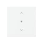 BUSCH-JAEGER - Abdeckung 1-fach für Trevion Keypad / Symbol Dimmen studioweiß matt Plattform 63