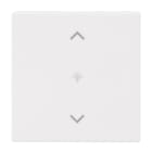 BUSCH-JAEGER - Abdeckung 1-fach für Trevion Keypad / Symbol Dimmen studioweiß matt Plattform 63