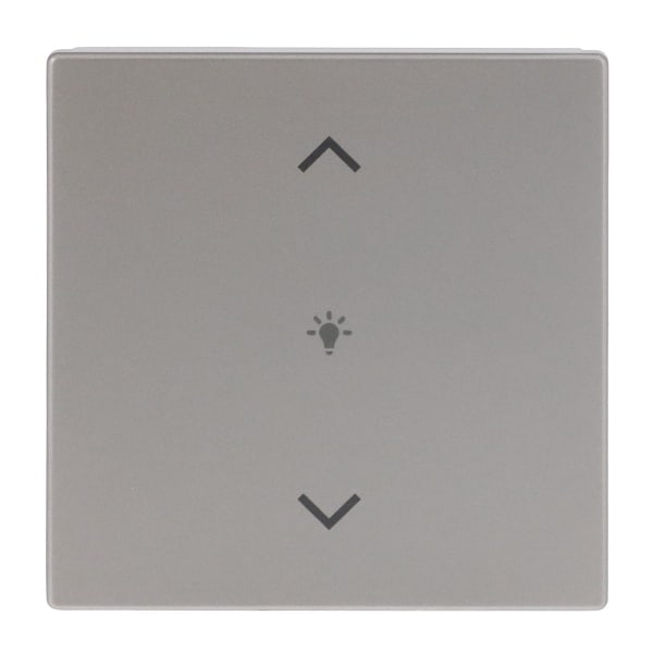 BUSCH-JAEGER - Abdeckung 1-fach für Trevion Keypad / Symbol Dimmen edelstahl - pur edelstahl