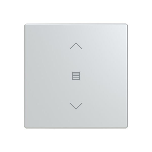 BUSCH-JAEGER - Abdeckung 1-fach für Trevion Keypad / Symbol Jalousie alusilber - Plattform 63