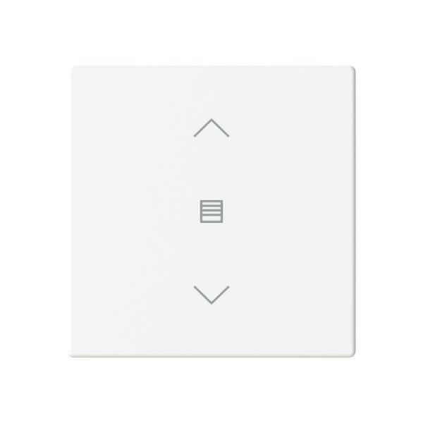 BUSCH-JAEGER - Abdeckung 1-fach für Trevion Keypad / Symbol Jalousie studioweiß - Plattform 63