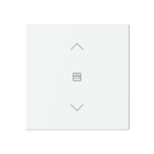 BUSCH-JAEGER - Abdeckung 1-fach für Trevion Keypad / Symbol Jalousie studioweiß - Plattform 63