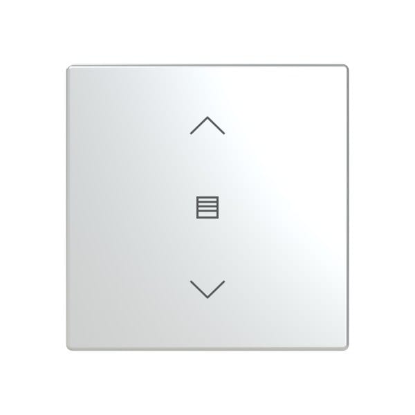 BUSCH-JAEGER - Abdeckung 1-fach für Trevion Keypad / Symbol Jalousie edelstahl - pur edelstahl