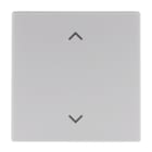 BUSCH-JAEGER - Abdeckung 1-fach für Trevion Keypad / Symbol Pfeile alusilber - Plattform 63