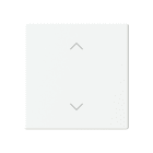 BUSCH-JAEGER - Abdeckung 1-fach für Trevion Keypad / Symbol Pfeile studioweiß matt Plattform 63