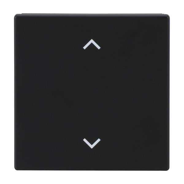 BUSCH-JAEGER - Abdeckung 1-fach für Trevion Keypad / Symbol Pfeile schwarz matt - Plattform 63