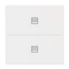 BUSCH-JAEGER - Abdeckung 2-fach für Trevion Keypad / Symbol Jalousie studiow matt- Plattform 63
