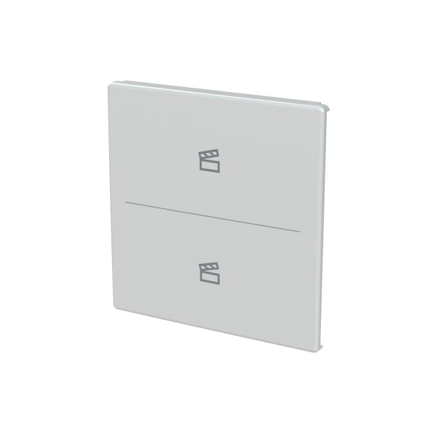 BUSCH-JAEGER - Abdeckung 2-fach für Trevion Keypad / Symbol Szene alusilber - Plattform 63