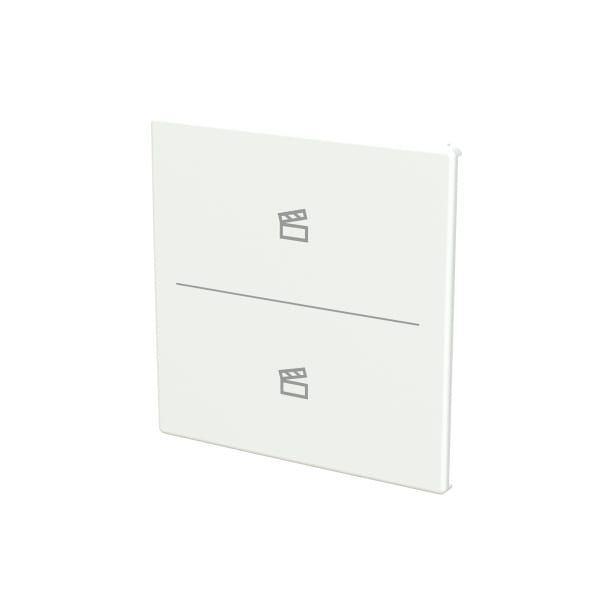 BUSCH-JAEGER - Abdeckung 2-fach für Trevion Keypad / Symbol Szene studioweiß - Plattform 63