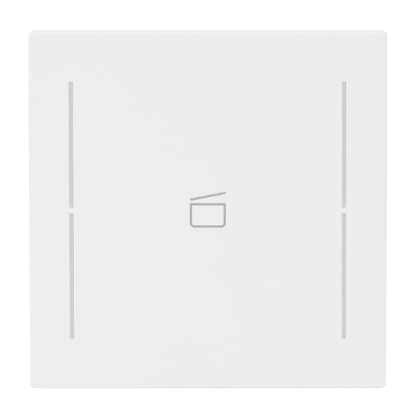 BUSCH-JAEGER - Abdeckung 1-fach für Trevion Keypad / Symbol Szene studioweiß matt - art linear