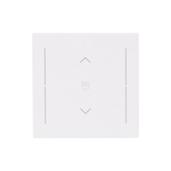 BUSCH-JAEGER - Abdeckung 1-fach für Trevion Keypad / Symbol Jalousie studioweiß matt art linear