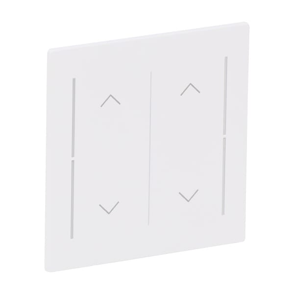 BUSCH-JAEGER - Abdeckung 2-fach für Trevion Keypad / Symbol Pfeile studioweiß matt - art linear