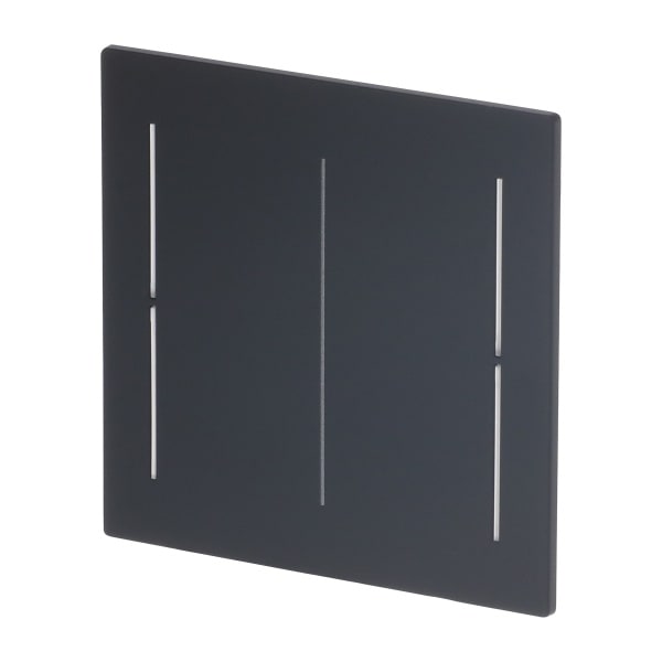 BUSCH-JAEGER - Abdeckung für Trevion-Keypad 1- bis 4-fach schwarz matt - art linear
