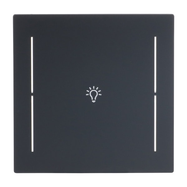 BUSCH-JAEGER - Abdeckung 1-fach für Trevion Keypad / Symbol Licht schwarz matt - art linear
