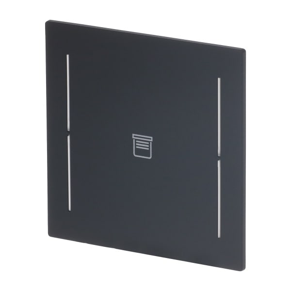 BUSCH-JAEGER - Abdeckung 1-fach für Trevion Keypad / Symbol Jalousie schwarz matt - art linear