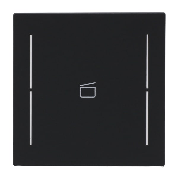 BUSCH-JAEGER - Abdeckung 1-fach für Trevion Keypad / Symbol Szene schwarz matt - art linear