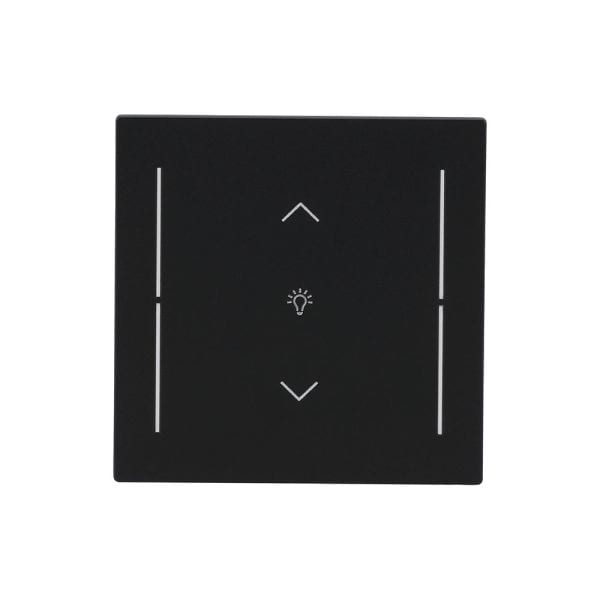 BUSCH-JAEGER - Abdeckung 1-fach für Trevion Keypad / Symbol Dimmen schwarz matt - art linear