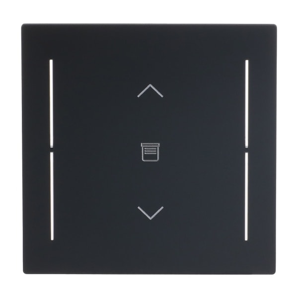 BUSCH-JAEGER - Abdeckung 1-fach für Trevion Keypad / Symbol Jalousie schwarz matt - art linear