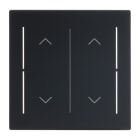 BUSCH-JAEGER - Abdeckung 2-fach für Trevion Keypad / Symbol Pfeile schwarz matt - art linear