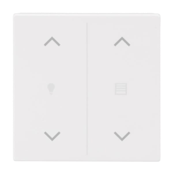 BUSCH-JAEGER - Abdeckung 2-fach für Trevion Keypad/Symbol Dimmen/Jalousie studiow Plattform 63
