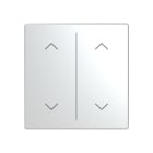 BUSCH-JAEGER - Abdeckung 2-fach für Trevion Keypad / Symbol Pfeile edelstahl - pur edelstahl