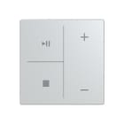 BUSCH-JAEGER - Abdeckung 4-fach für Trevion Keypad / Symbolik Musik alusilber - Plattform 63