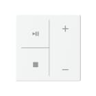 BUSCH-JAEGER - Abdeckung 4-fach für Trevion Keypad / Symbolik Musik studioweiß - Plattform 63
