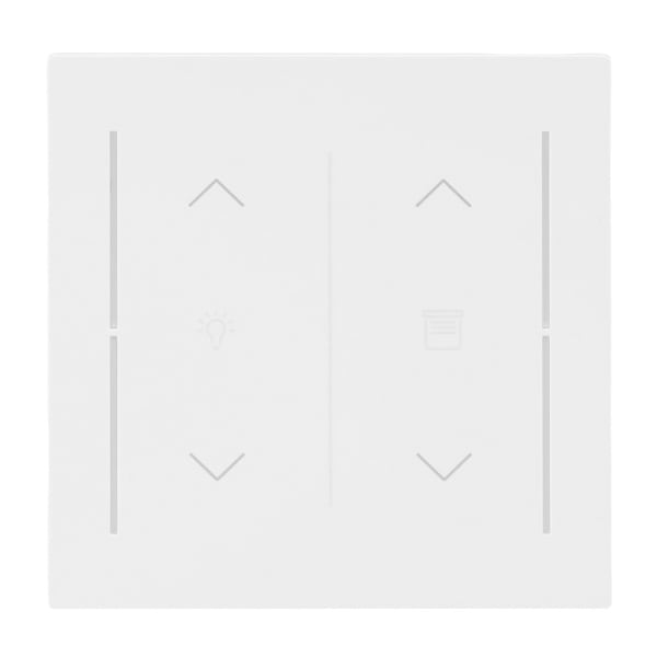 BUSCH-JAEGER - Abdeckung 2-fach für Trevion Keypad / Symbol Dimmen/Jalousie studiow art linear