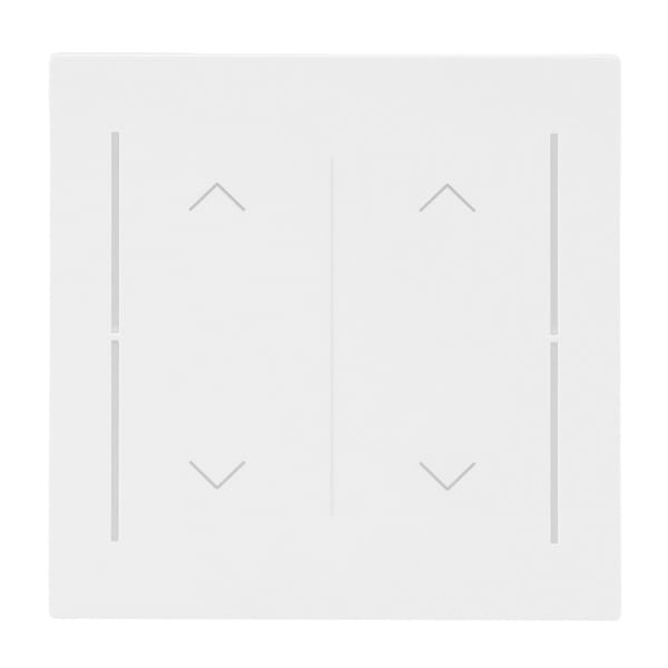 BUSCH-JAEGER - Abdeckung 2-fach für Trevion Keypad / Symbol Pfeile studioweiß - art linear
