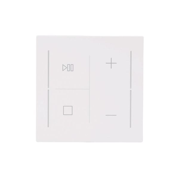 BUSCH-JAEGER - Abdeckung 4-fach für Trevion Keypad / Symbolik Musik studioweiß - art linear