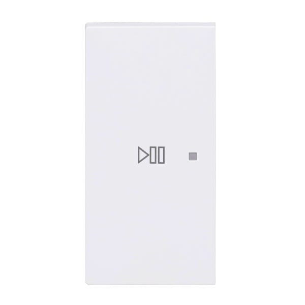 BUSCH-JAEGER - Wippe 2-fach links für flex f@h KNX / Symbol Play/Pause studiow matt art linear