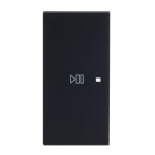 BUSCH-JAEGER - Wippe 2-fach links für flex f@h KNX / Symbol Play/Pause schwarz matt art linear