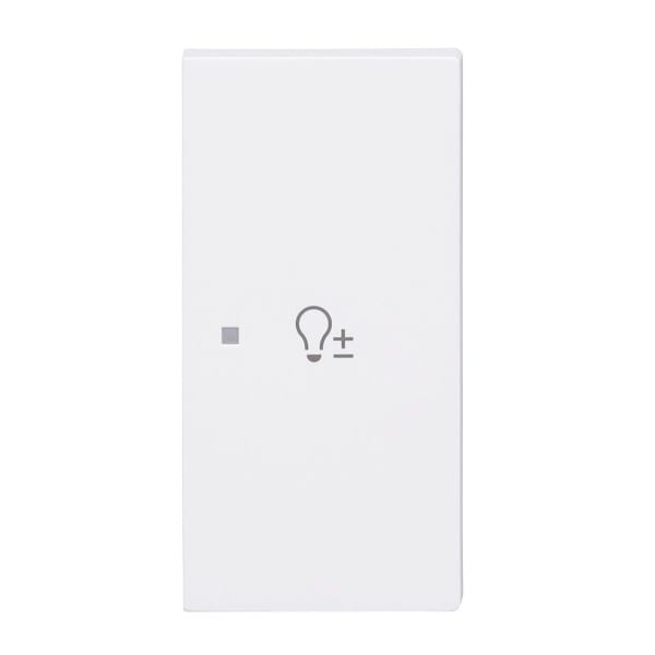 BUSCH-JAEGER - Wippe 2-fach rechts mit Symbol Dimmer Symbol Dimmen studioweiß matt- art linear