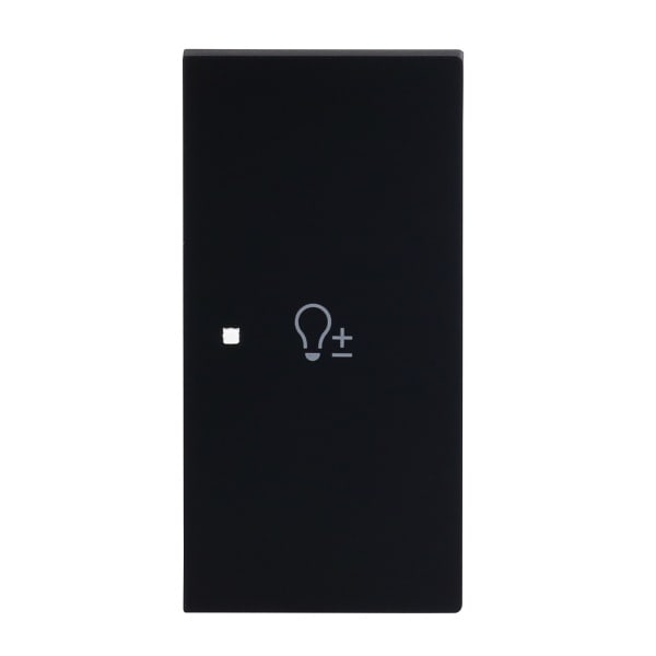 BUSCH-JAEGER - Wippe 2-fach rechts mit Symbol Dimmer Symbol Dimmen schwarz matt - art linear