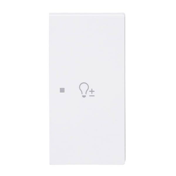 BUSCH-JAEGER - Wippe 2-fach rechts mit Symbol Dimmer Symbol Dimmen studioweiß - art linear