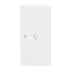 BUSCH-JAEGER - Wippe 2-fach rechts für flex f@h KNX mit Symbol Licht studioweiß - art linear