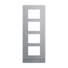 BUSCH-JAEGER - Frontplatte Audio 1/4 edelstahl - Busch-Welcome 2-Draht und Welcome IP