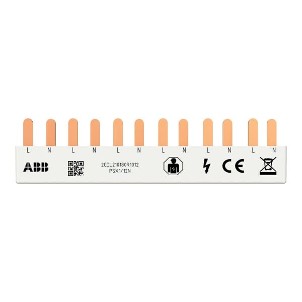 ABB - FlexLine Phasenschiene 1-phasig 6x1+N 10mm² 12 Pins