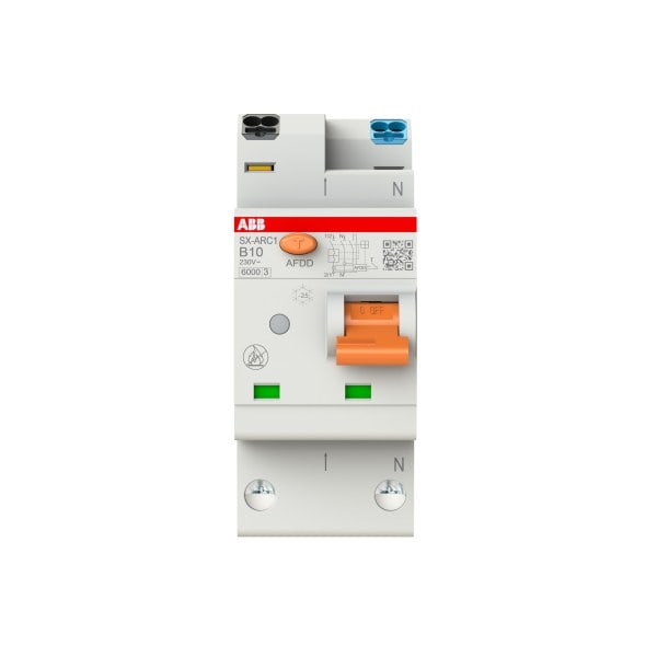 ABB - FlexLine AFDD Brandschutzschalter 1+N mit LS Char B 10A 6kA 2TE Baubreite
