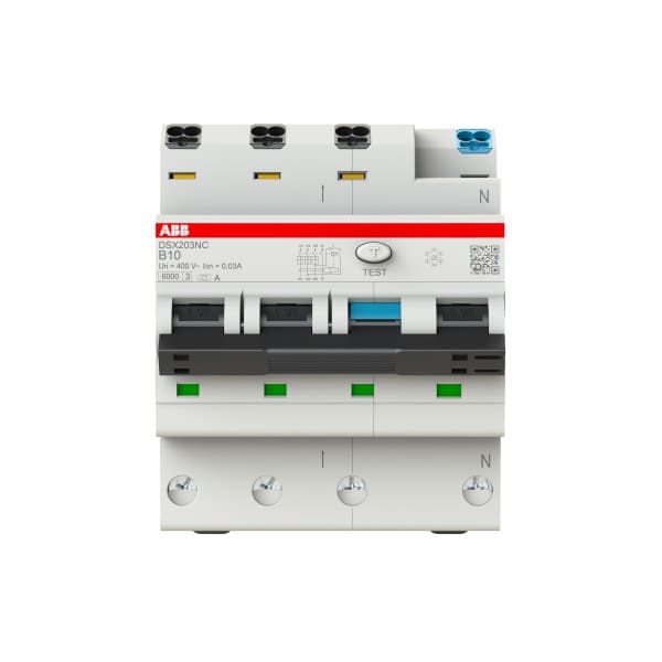 ABB - FlexLine FILS 3+N Typ A Charakteristik B 10A 30mA 6kA Schmalbau 4TE Baubreite
