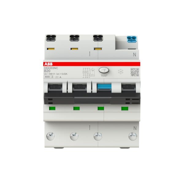 ABB - FlexLine FILS 3+N Typ A Charakteristik B 20A 30mA 6kA Schmalbau 4TE Baubreite