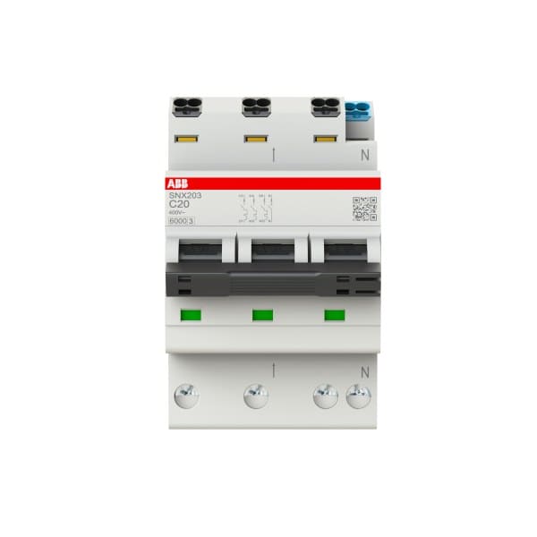 ABB - FlexLine Leitungsschutzschalter 3+N-polig Charakteristik C 20A 6kA 3TE Baubreite