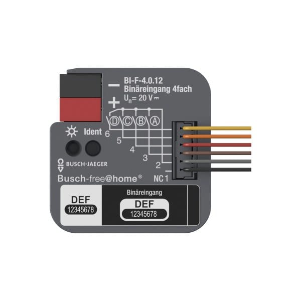 ABB - Binäreingang 4-fach UP mit Kontaktabfragespannung - Busch-free@home TP