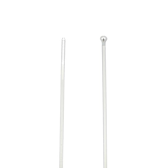 ABB BV - TY25M Ty-Rap Stahlnasenkabelbinder Standard, 186x4,8 mm, 220N, naturfarben