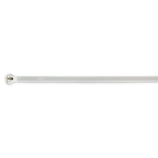 ABB BV - TY24MFR Ty-Rap Stahlnasenkabelbinder flammwidrig, 140x3,6 mm, 180N, V-0, weiß